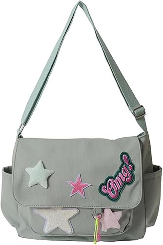 Linda bolsa de mensajero, bolsos cruzados para mujer, bolsas de mensajero kawaii
