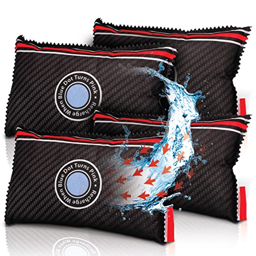 Zarpax Reusable Car Dehumidifier Bag Rechargeable Moisture Absorber 4 Pack | Car…