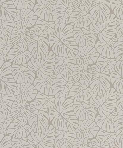 Rasch Tapeten Vliestapete (Botanical) Beige 10,05 m x 0,53 m #ROCKNROLLE 541557