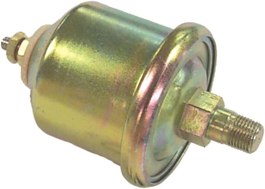 Sierra International OP24301 100 PSI Marine Oil Pressure Sender with NPT Thread Terminal Type 10-32 Stud, Size 46395 white
