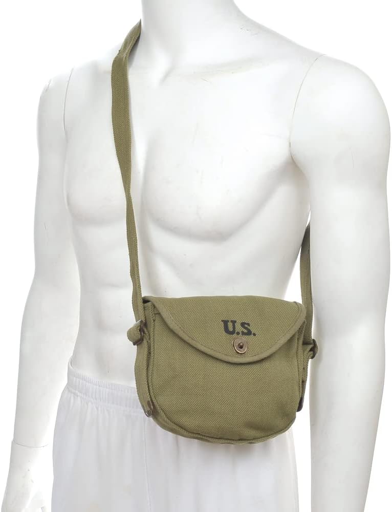 World War Supply Thompson Drum Magazine Pouch Marked JT&L 1943