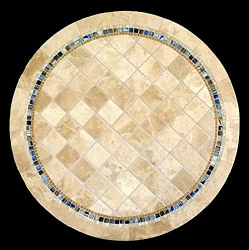 Devonaire Natural Stone Dining Tables - 36 Inches Round