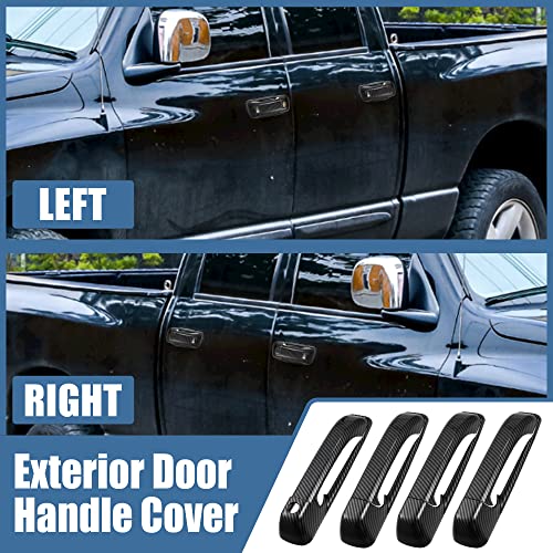 X AUTOHAUX 8pcs Exterior Door Handle Cover for Ram 1500 10-18 Carbon Fiber by X AUTOHAUX - Used condition - Image 8