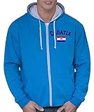 hrvatska jacke nike Fussball Weltmeisterschaft Sweatshirtjacke mit Kapuze . S M L XL XXL