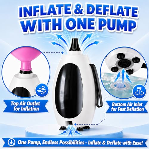 Pompe à ballon électrique double buse : gonflez sans effort pour vos fêtes