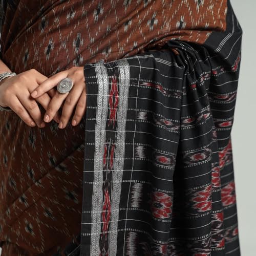 COTTONSILK & KHANDUAPATA sambalpuri silk saree – image 4