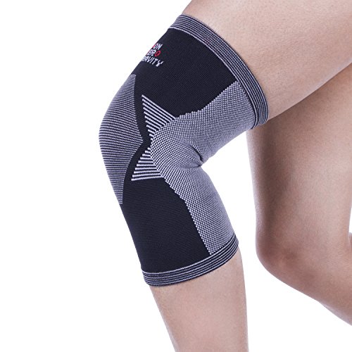 Nonzero Gravity Knee Sleeve | Compression Leg Wrap For Running, Cycling, Basketball And Arthritis (Medium)