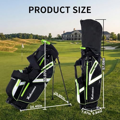 XDriveMax Golf Stand Bag, Lightweight 8-Way Top Dividers by XDriveMax - Used condition - Image 8