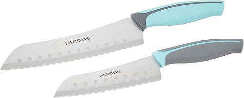 Vista 12 de Farberware Precise Slice Santoku Parer Cuchillo 3.5 pulgadas, rojo