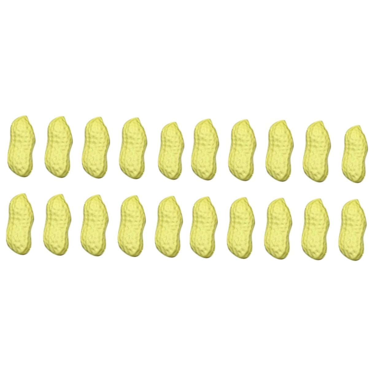 ARTIBETTER 20 pcs simulated fake dried fruit flower fake food props realistic peanut simulation peanut ornament faux vegetables ornaments for kids plastic halloween decoration fake child