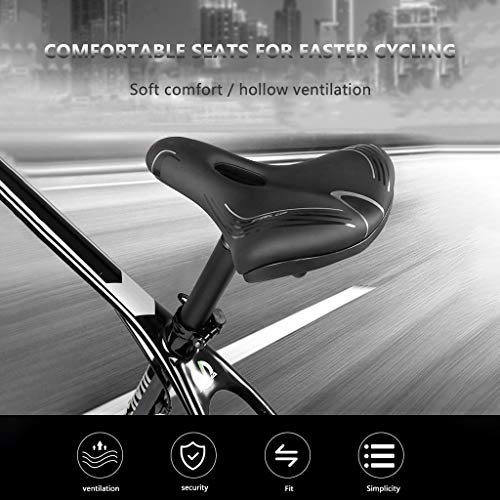 Seat Gel bicicletta Memory Foam Pelle Cuscino a