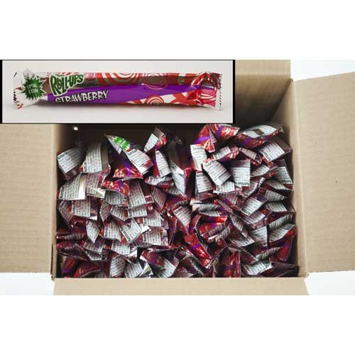 Fruit Roll-Ups Reduced Sugar Strawberry - 0.5 oz. pack, 96 per case