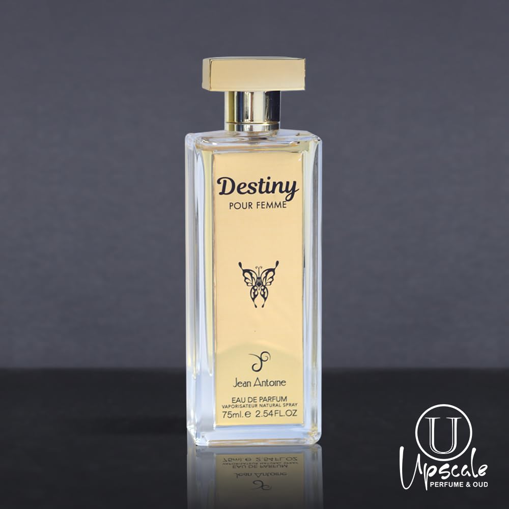 ††† Upscale Perfume & Oud co. JEAN ANTOINE Eau De parfum DESTINY ديستني - Sweet Smelling Spray - 100ML 3.4FL OZ of Long-Lasting Aroma - Vanilla Scent Unisex