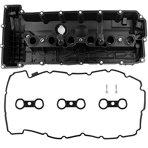 Boxi Valve Cover With Pcv Valve, Gasket & Bolts Fits 3.0L Bmw 2008-2013 128I 2007-2013 328I 2007-2008 328Xi 2008-2011 528I 2008 528Xi 2007-2012 X3 2007-2010 X5 2006-2011 Z4 11127552281,11127582245 #TOP1