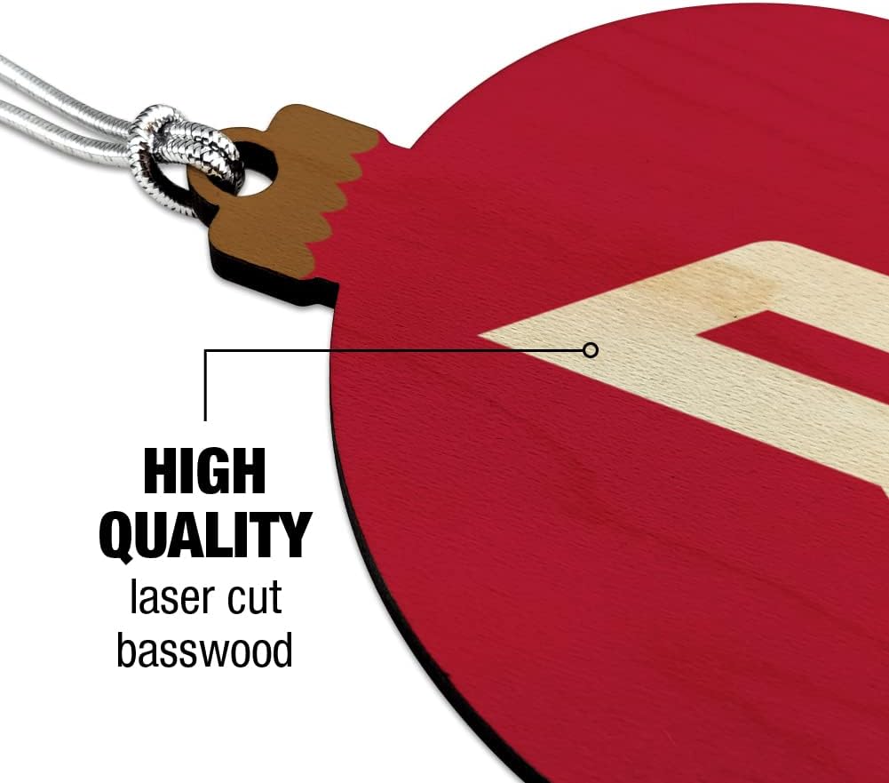 GRAPHICS & MORE Duquesne University Secondary Logo Wood Christmas Tree Holiday Ornament - Image 3