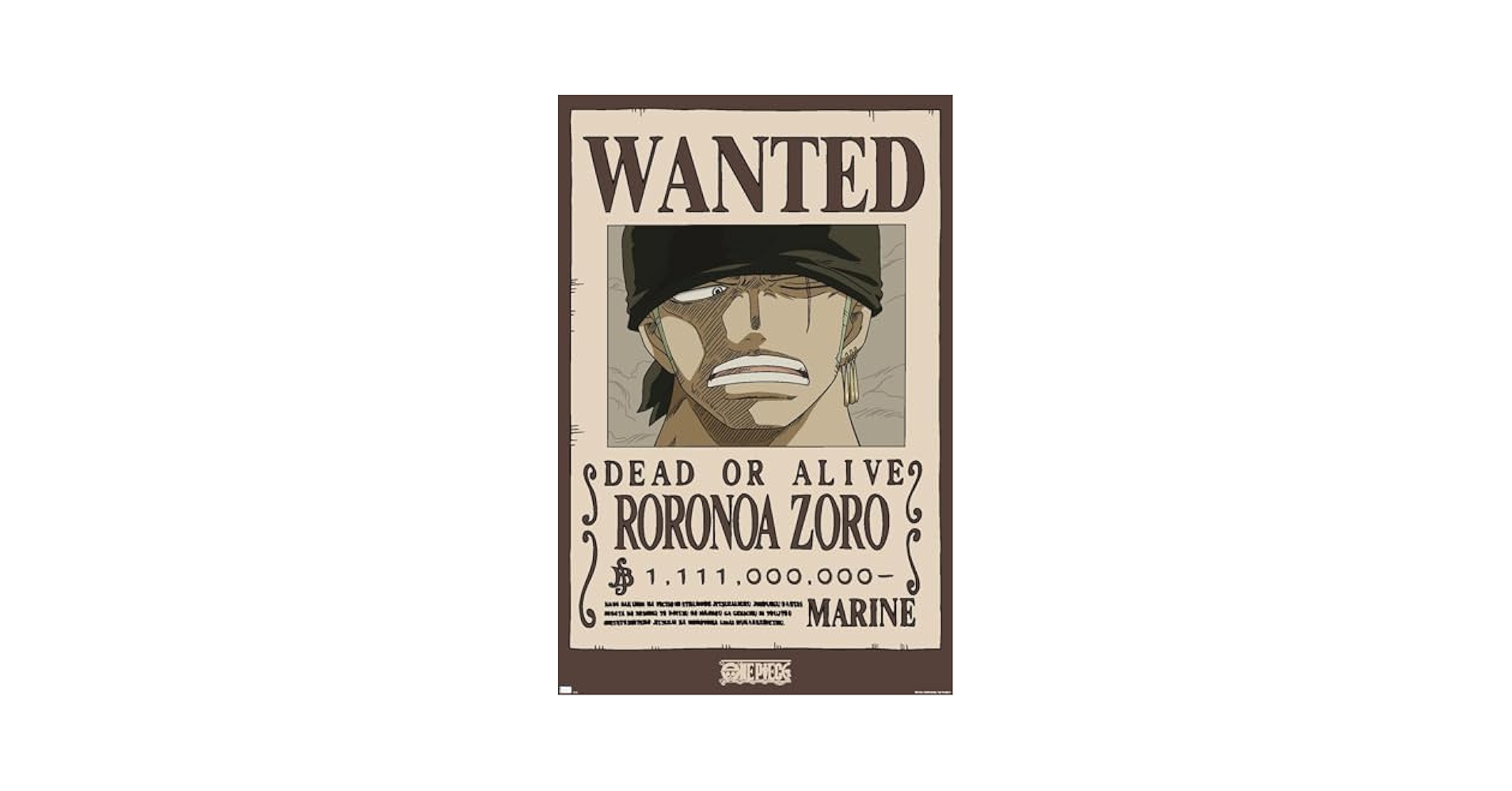 Amazon.com: Trends International One Piece - Roronoa Zoro