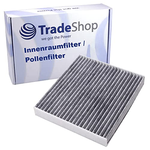 Trade-Shop Innenraumfilter/Aktivkohlefilter für Toyota Yaris Yaris/Vios Stufenheck, Daihatsu Charade VIII, Fiat 500L 500X, Jeep Renegade SUV