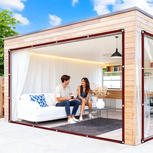 Lona transparente exterior 250 x 310 cm lonas impermeables contra la lluvia 3