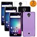 BLU R1 HD Case,[3 Pack] Teayoha [Black][Clear][Purple] Soft TPU Case for BLU R1 HD