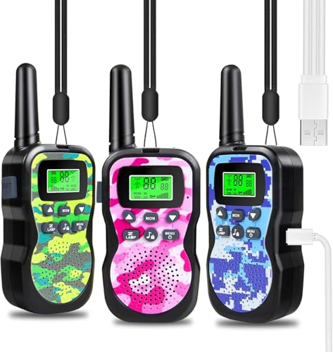 Talkie walkie enfants rechargeable cadeau anniversaire garcons