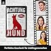 LANOLU Retro Blechschild Warnung vor dem Hund Schilder, retro Blechschild vorsicht Hund Schild, Achtung Hund Schild lustig, Warnschild Hund, Metallschilder mit Sprüchen, 20x30cm