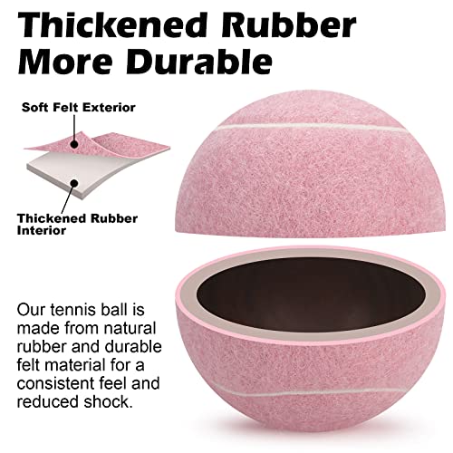 Sunezlgo 12 Pack Tennis Balls, Advanced Pressure Training Tennis Balls Practice Balls, Tennis Balls For Dogs, Thickened Tennis With Mesh Bag For Transport, Beginner Exercise Ball, Durable High Elastic #TOP3