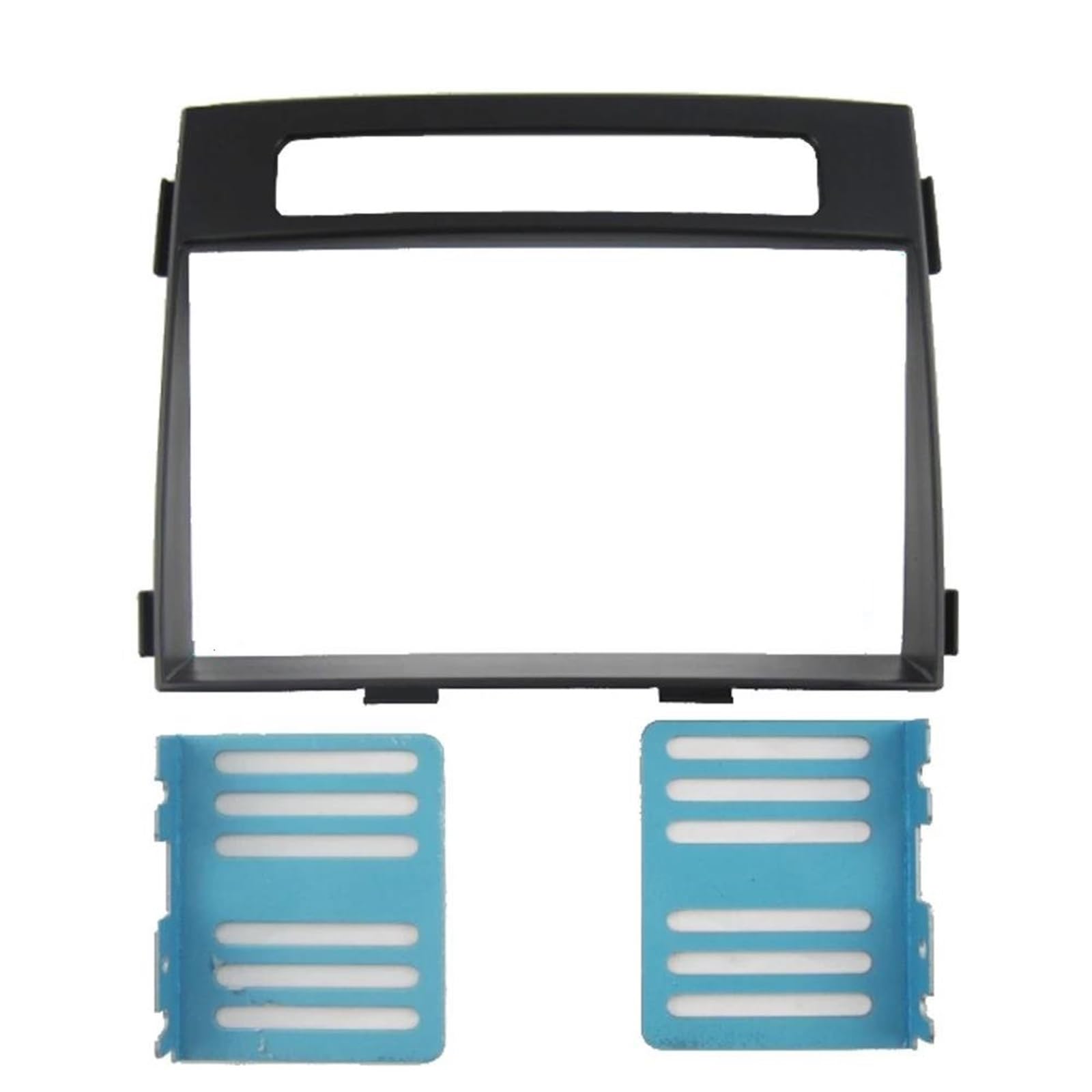 Cadre de façade d'autoradio 2DIN Voiture Stéréo Radio DVD Fascia Fascias Tableau De Bord Plaque Kit D’outils Pour Habillage Cadre Couverture Pour KIA Pour Soul 2011-2013 Autoradio tableau de bord