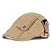 Produktbild Kuyou Unisex Gatsby Flatcap Schiebermütze Ivy Schirmmütze Kappe (Beige)