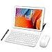 YOTOPT Tablette Tactile 10 Pouces 4G LTE, Android 9.0 Certifié par Google GMS Tablette PC 64Go, 4Go de RAM, Bluetooth, GPS, WiFi, Type-c, avec Clavier(Or)