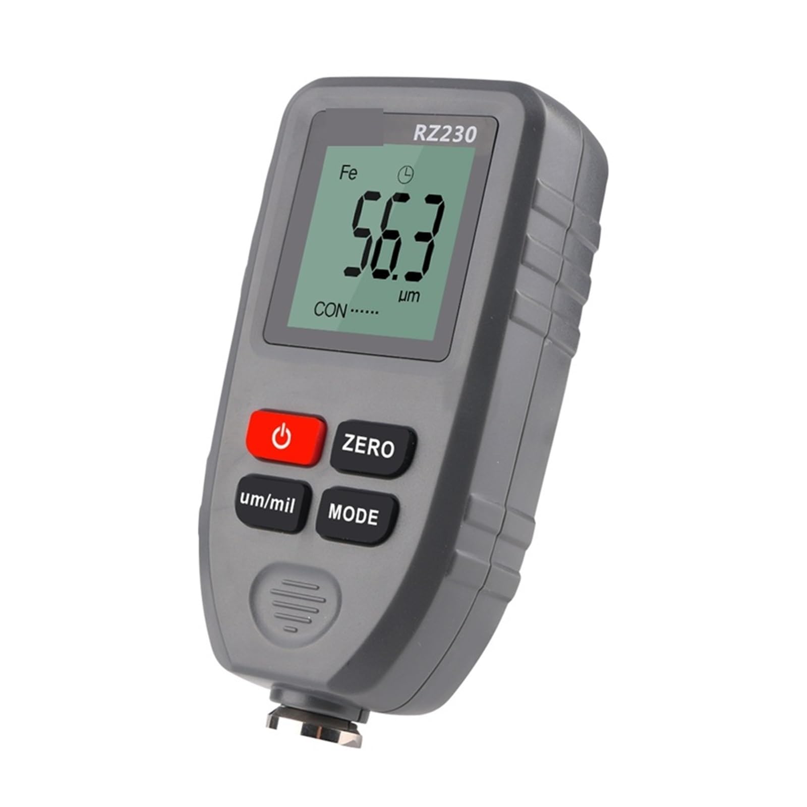 Spessimetro RZ230 Misuratore di spessore del rivestimento digitale portatile 0-1300um Tester di spessore del film di vernice for carrozzeria Um/mil Precisione e usabilità