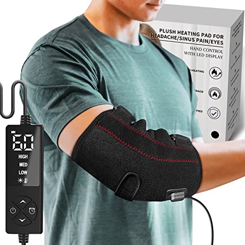 Sticro Heated Elbow Brace For Tendinitis And Tennis Elbow, Elbow Heating Pad For Cubital Tunnel Syndrome, Heat Therapy Ulnar Nerve Brace For Pain Relief & Recovery From Golfer Elbow, Bone Fractures #TOP8