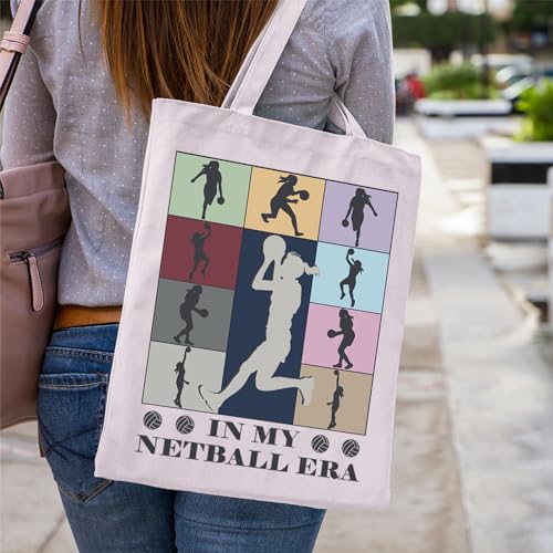 Sac fourre-tout « In My Netball Era » en toile résistante