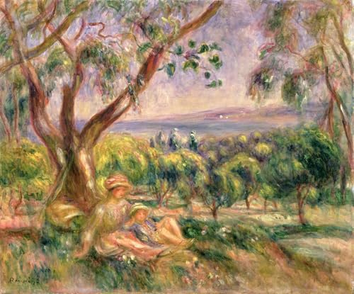 Peinture Renoir Femme et enfant pour une déco de chambre apaisante