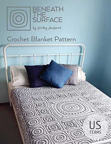 Beneath the Surface Crochet Blanket Pattern US terms