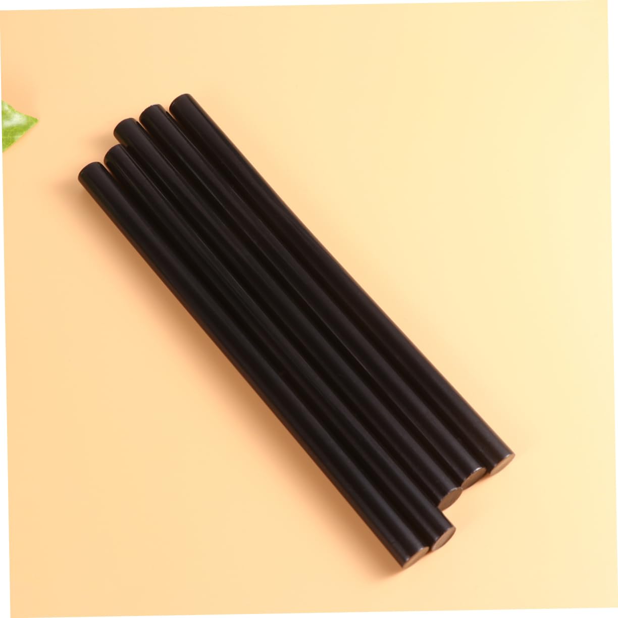 Tofficu 24 Pezzi Stick di Colla a Caldo Neri Eva, Fusione Rapida, Pochi Bolli, per Casa e Negozio, 19cm