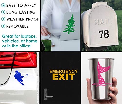 Hbarsci Brass Knuckles Vinyl Decal - 5 Inches - For Cars, Trucks, Windows, Laptops, Tablets, Outdoor-Grade 2.5Mil Thick Vinyl - Gray #TOP1