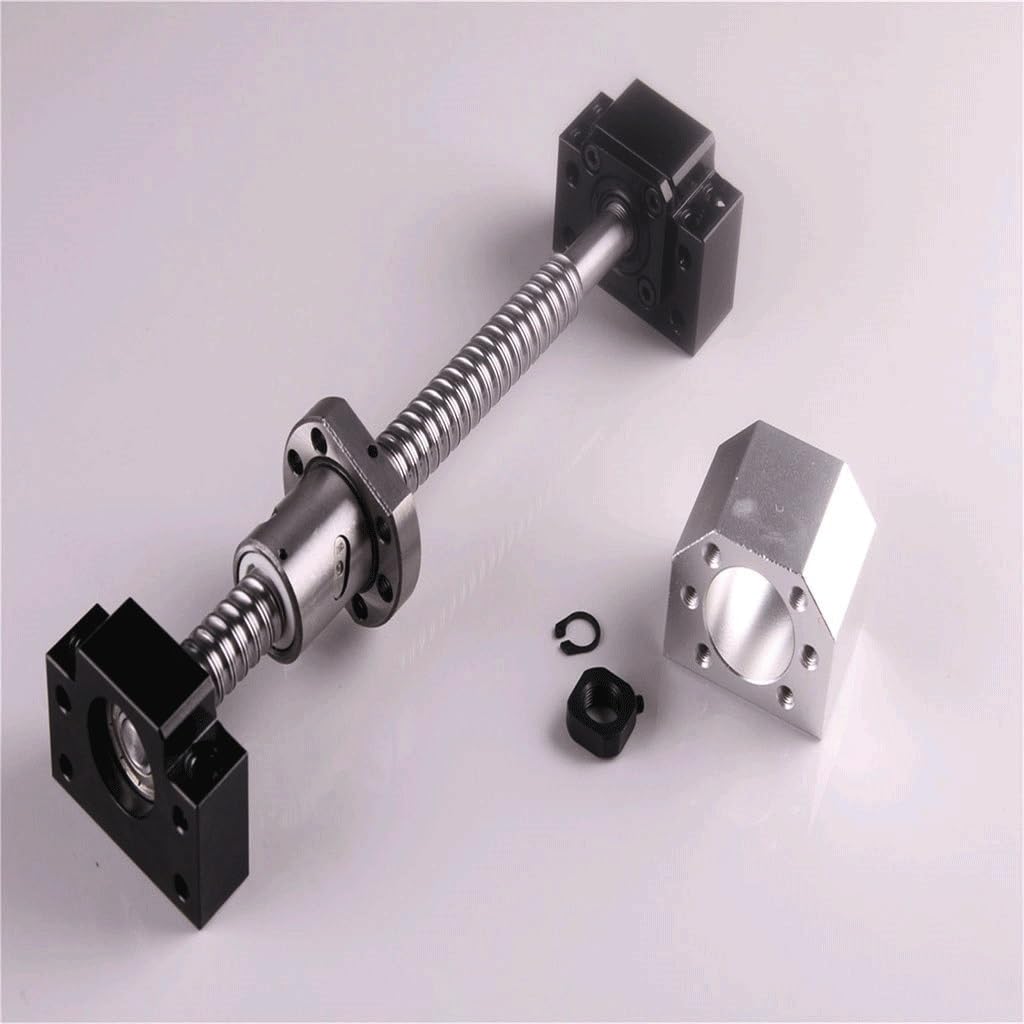 Śruba Kulowa SFU1605 Śruba Kulowa RM 1605 Obrobiona Końcówka Obudowa Nakrętki Kulowej CNC, Do Drukarek 3D Sprzęt Automatyki Przemysłowej(400mm)