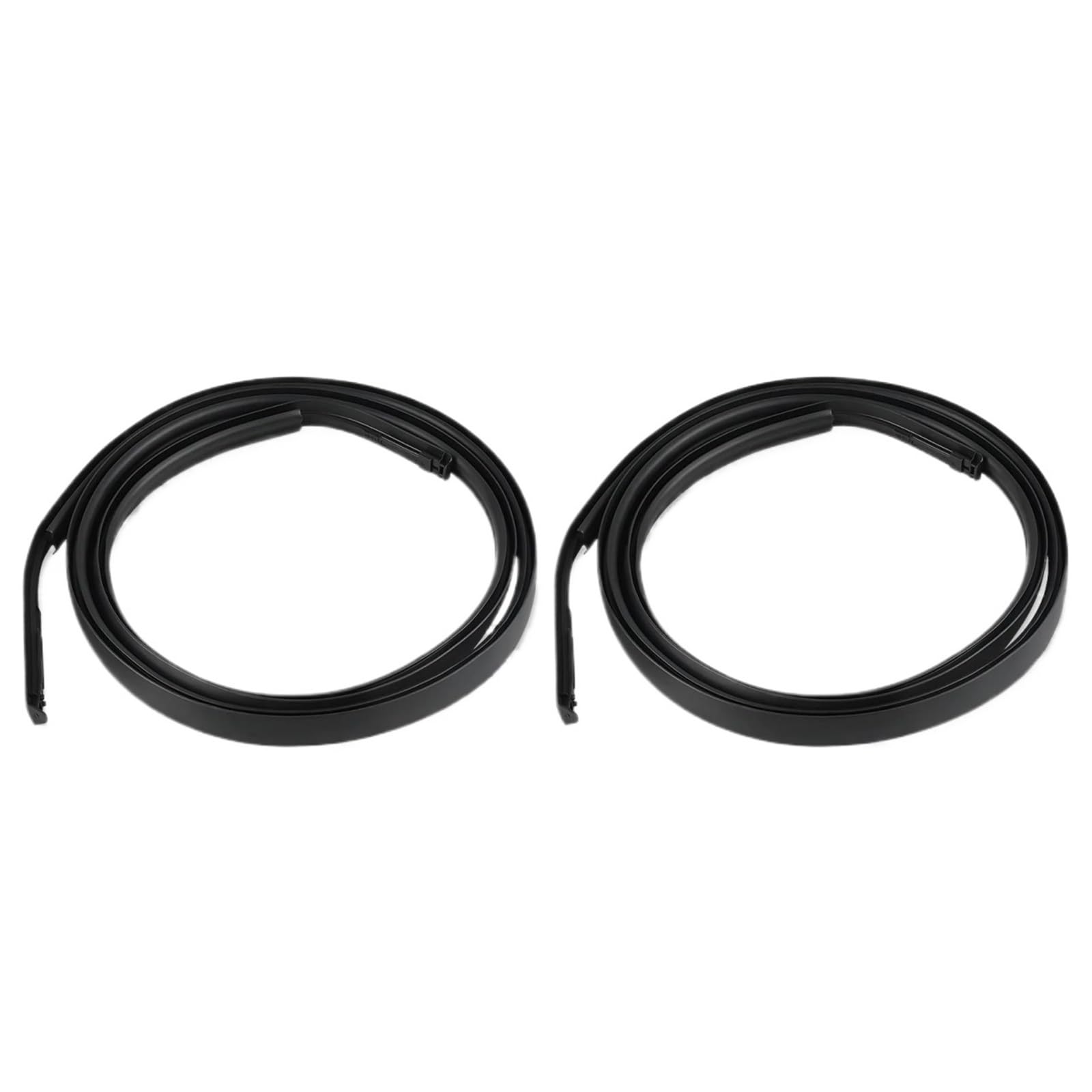 for Toyota for Yaris Hatchback 2007-2011 75551-52130 Left Right 2PCS Roof Drip Molding Strips Weatherstrip ATGCBCAUF
