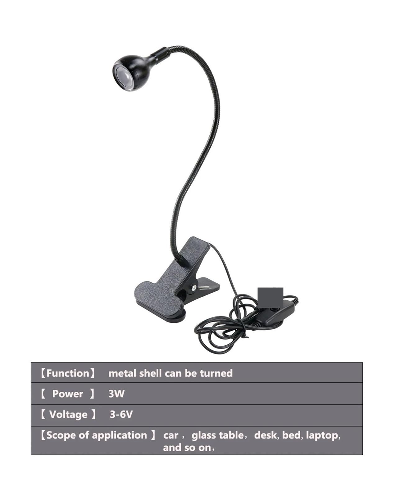 Światło UV, Lampy ultrafioletowe Led USB Lampka biurkowa Led Clip-On Mini Żel UV Lampa utwardzająca Suszarka do paznokci Dla majsterkowiczów Nail Art Dla gotówki Detektor medyczny