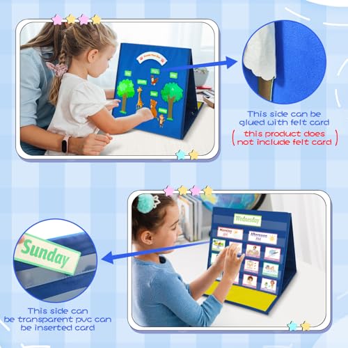 Interactive Visual Schedule for Kids Autism & ADHD - 144 Reusable Routine Cards with Daily & Weekly Planner,Learning Chart for Homeschool Classroom,Toddler Responsibility & Behavior Management Tool - Image 7