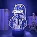 Produktbild 3D Illusion Lampe,3D Nachtlicht Zero Two 002 3D Led Nachtlicht DARLING in the FRANXX For für Kinder Christmas manga Geschenk Tischlampeation Anime Lampe Led Lichting 7 color touch