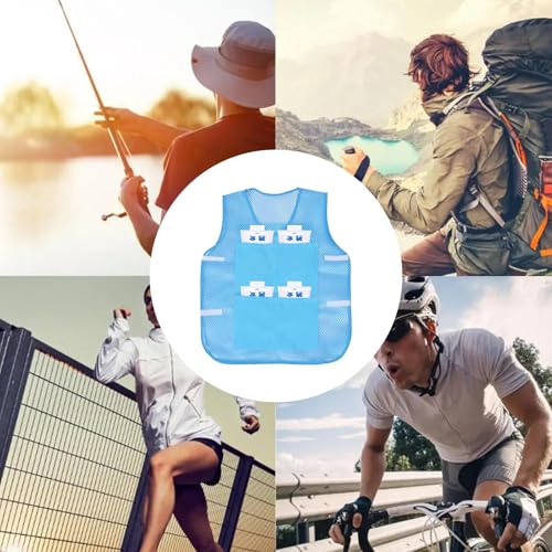 Chaleco de hielo corporal con 8 packs refrigerantes para verano 4