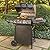 Char-Griller® Grillin' Pro 3-Burner Propane Gas Grill in Black with 40,800 BTU, Cast Iron Grates and Warming Racks, 630 Cooking Square Inches, Model E3001