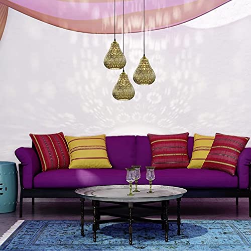 Trio Leuchten Jasmin 303700162 LED Pendelleuchte im antiken Design