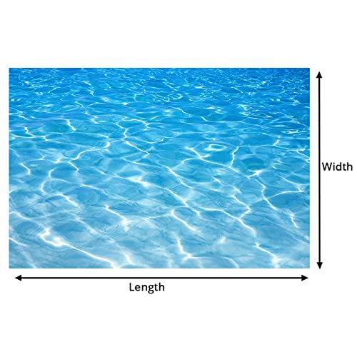 Sheroching Pvc Self-Adhesive Floor Tile Mural 3D Wallpaper Blue Seawater Ocean Home Tile Bathroom Bedroom Art Stickers #TOP3