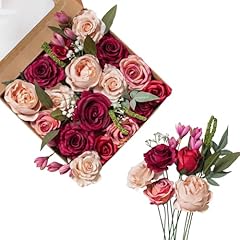 Light Shimmer Peach & Burgundy (Deluxe)