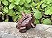 2.3-2.5 Inch Thai Classic Handmade Percussion Instruments Wooden Frog Wooden Frog Musical Instrument (Dark Brown 2.5 