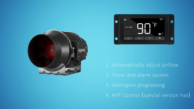 DUCTURBO Extracteur D'air 125mm Réglable,Ventilateur De Conduit