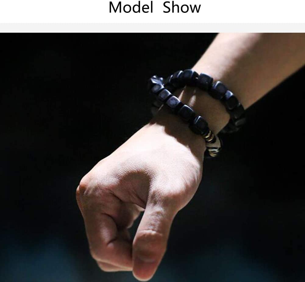cuerdas bodhi. Pulsera, Pulsera De 9 Mm Cuentas De Oración Mala Sándalo Natural Forma Cuadrada Meditación Budista Tibetana Joyería De Estilo De Doble Círculo