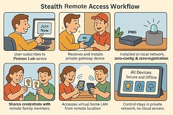 Stealth Remote Access: A Must-Have Companion for Private Agentic AI